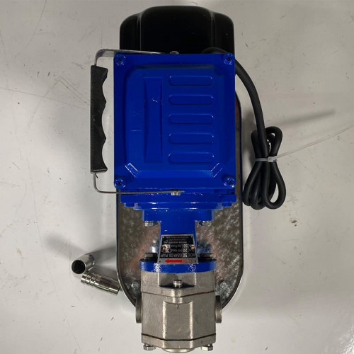 Pompe à engrenages en acier inoxydable pour le pompage de liquides chimiques WCB-50/380V 50Hz, 50 l/min, 30 m, AISI 304, 0,55 kW, 2900 tr/min, Ex