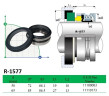 Механическое уплотнение насоса ABS R-1577 65, SIC/SIC, VITON, 304, G60
