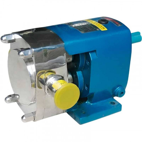 Exzenterpumpe für viskose Produkte LQ3A-12-304/4/B, 1,3-3,2 m3/h, 0,3 MPa, 2,2 kW, 200-500 U/min, AISI 304 ohne Motor, Klemmanschluss