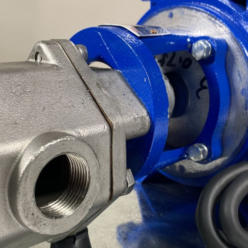 Насос для перекачки бензина WCB-75/380В 50Гц, 75 л/мин, 30 м, AISI 304, 0,75 кВт, 2900 об/мин, Ex нержавеющий, шестеренчатый