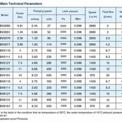 2BV2070, bomba de vacío de acero inoxidable AISI 316 para productos químicos