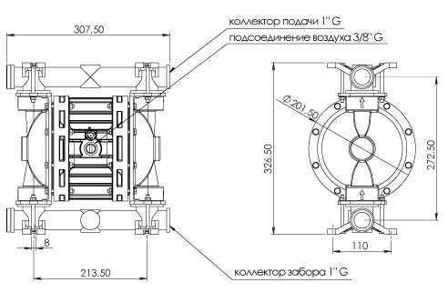 Bomba de diafragma para alimentos FOODBOXER 100