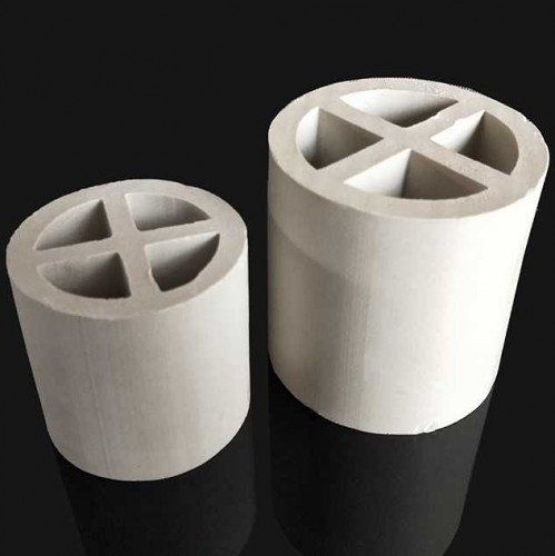 Anillo de cerámica para tabiques cruzados, 100x100x10 mm, Ceramic Cross-Partition Ring