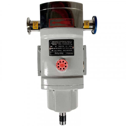 Кулачковый насос для продуктов с твердыми включениями LQ3A-36-304/4/B, 3,8-7,6м3/час, 5,5кВт, 200-400об/мин AISI304 без двигателя кламповое соединение