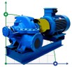 Double Suction Split Case Pump 1D630-90b, 55 kW, 1000