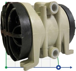 Bomba neumática de membrana PHOENIX 10-PP 1/4, P10P-HTTPV1