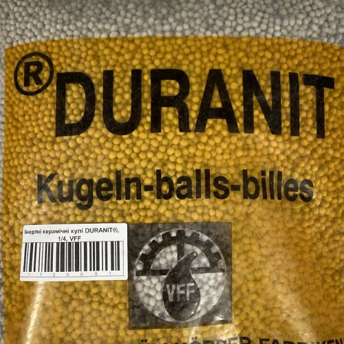 Billes en céramique inerte DURANIT®, 1/4, VFF