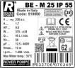 BE-M 25 IP55 рідинно-кільцевий насос