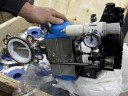 PN6 DN100 Засувка Батерфляй, корпус і диск AISI 304, PTFE з пневмоприводом Ex одинарної дії (з пружиною), позиціонер 4-20MA