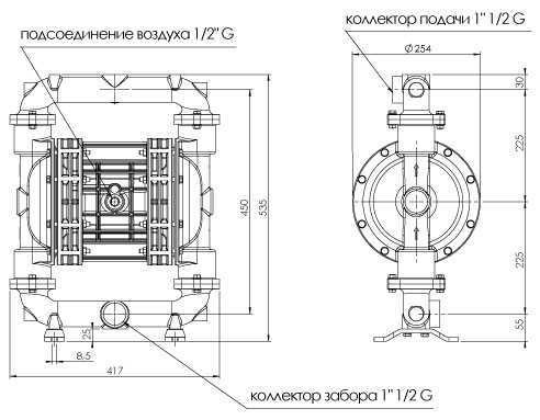 Bomba de diafragma para alimentos FOODBOXER 251