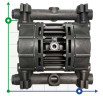 Пневматичний мембранний насос BOXER 100 PVDF IB100FCMTTFT--