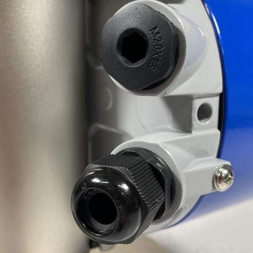 DN65 Przepływomierz ze stali nierdzewnej rotametr KLZZ PN6 (liquid alcohol mixture C2H5OH 25%), 1..10 m3/h, 4-20mA, Ex