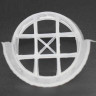 Buse conjuguée (expansée), PP, 37 mm, bague conjuguée