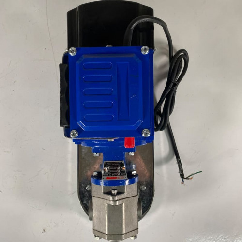 Pompe à engrenages en acier inoxydable pour le pompage de liquides visqueux WCB-75/220V 50Hz, 37,5 l/min, 30 m, AISI 304, 0,75 kW, 1400 tr/min, Ex