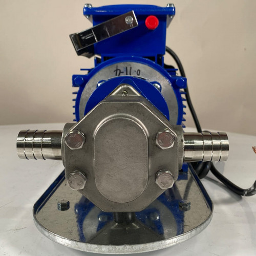 Pompe à engrenages en acier inoxydable pour le pompage de liquides visqueux WCB-75/220V 50Hz, 37,5 l/min, 30 m, AISI 304, 0,75 kW, 1400 tr/min, Ex