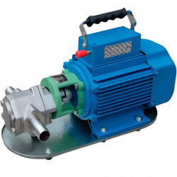 Stainless steel gear pump for pumping viscous liquids WCB-75/220V 50Hz, 37.5 l/min, 30 m, AISI 304, 0.75 kW, 1400 rpm, Ex