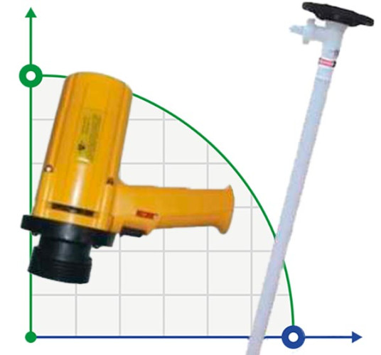 Drum pump BTS-SB-1100W+PVDF-1200mm (with constant speed)