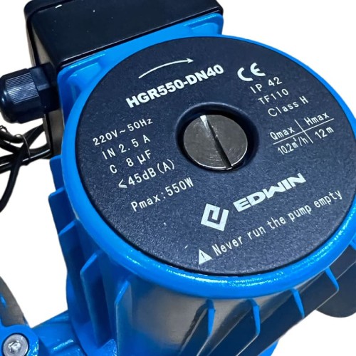 Циркуляционный насос сушильной камеры HGR550-DN40, 220V с мокрым ротором