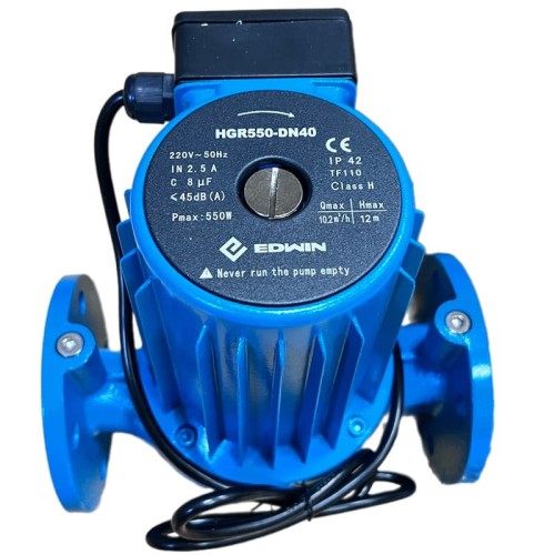 Циркуляционный насос сушильной камеры HGR550-DN40, 220V с мокрым ротором