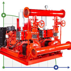 Пожежна насосна станція BPDD 1500/7-170-170