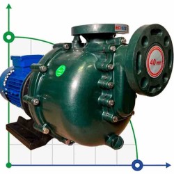 Химический насос для водного раствора натрия хлорита QHB-40022 PVDF, 360L/min, 16,5m, 380V