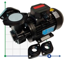 Vortex oil pump WM-033, 380V -30°C+200°C