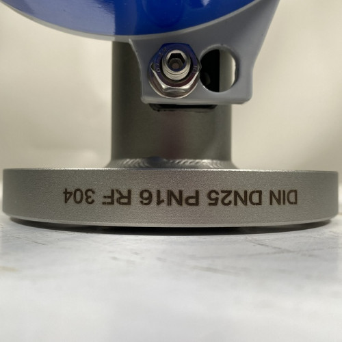 DN25 Расходомер ротаметр из нержавеющей стали KLZZ PN16 (liquid Alcohol mixture C2H5OH 96%), 250-2500 l/h, 4-20mA, Ex