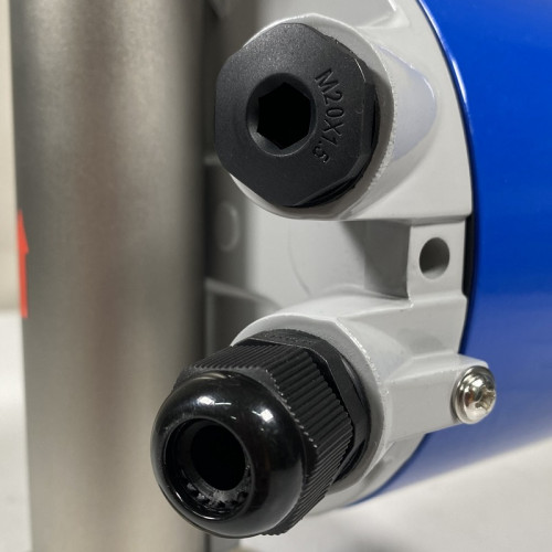 DN25 Расходомер ротаметр из нержавеющей стали KLZZ PN16 (liquid Alcohol mixture C2H5OH 96%), 250-2500 l/h, 4-20mA, Ex