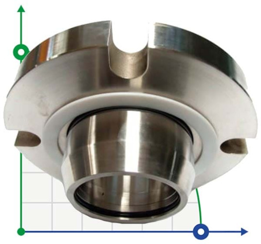 Uszczelnienie kasetowe R-ZF 85, SIC/SIC, VITON, 304