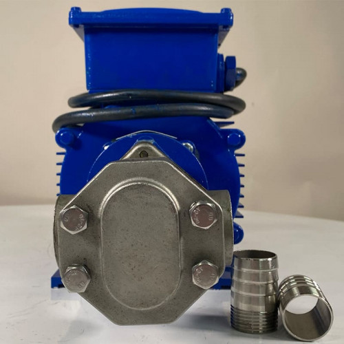 Edelstahl-Zahnradpumpe für Motoröl WCB-100/220V 50Hz, 50 l/min, 30 m, AISI 304, 1,1 kW, 1400 U/min, Ex