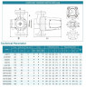 Циркуляционный насос с мокрым ротором для котельной HGR750-DN40, 220V