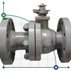 150LB 1.5 inch WCB steel ball valve, EPTFE seat