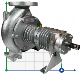 Bomba de aceite caliente EMSE EKY 65-160, 18,5 kW, 2900, sin motor