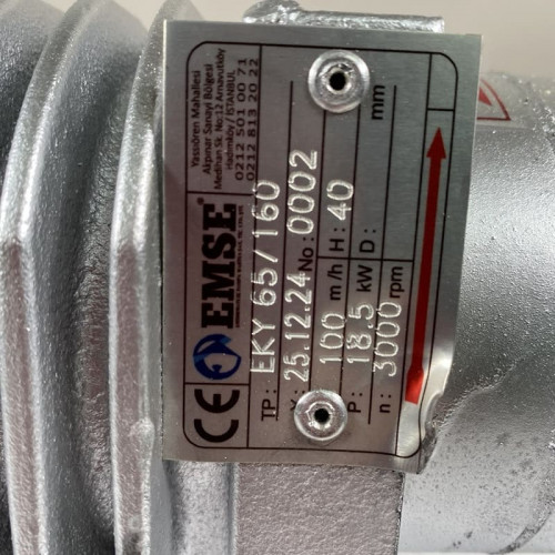 Pompe à huile chaude EMSE EKY 65-160, 18,5 kW, 2900, sans moteur