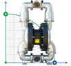 RUBY 080S-P-ZST-F насос пневматический мембранный