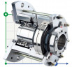 Double cartridge seal for stirrer R-M481KL-D 180, SIC/SIC/CAR/SIC/VITON, 304