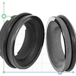 Sello del eje de la bomba APV R-APV-01 35, SIC/SIC, VITON