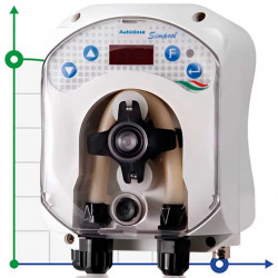 Pompe doseuse péristaltique AQUA PDP SIMPOOL AUTOMATIC 03-01 230V - SANTOPRENE BLANC