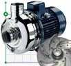 Stainless steel pump CRX EBARA DWO 400, 3 kW, 66 m3/h, 18m, 380V/T, AISI 304 with open impeller