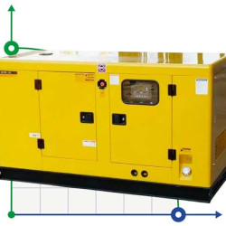 Промышленный дизельный генератор XHY-R100GF с ATS, двигатель Ricardo 125kVA, 100kW, 380V/50HZ закрытого типа