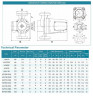 Циркуляционный насос сушки HGR1100-DN40, 220V с мокрым ротором