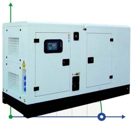 Generador diesel industrial XHY-R50GF con ATS, motor Ricardo 62,5kVA, 50kW, 380V/50HZ tipo cerrado