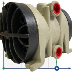 Druckluft-Membranpumpe PHOENIX 30-PP 1/2, P30P-HTTPV1