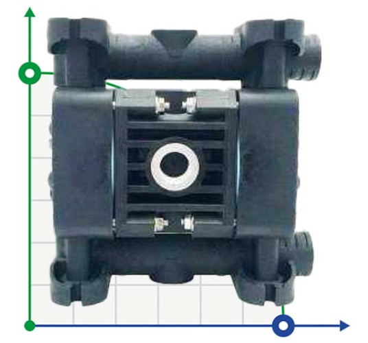 Bomba neumática de membrana BOXER 15 PVDF IB15-FC-MTTFT--