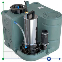 Station d'épuration pour entrepôts, abris, sous-sols avec mécanisme de coupe et panneau de commande AIZL-SC 1500W, 19.5/19.5, 1.5 kW, 220V, 2800 rpm
