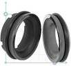 Pump shaft seal APV R-APV-01 44, SIC/SIC, EPDM