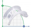 Intalox Saddles, PP, 76*76*2,6 mm