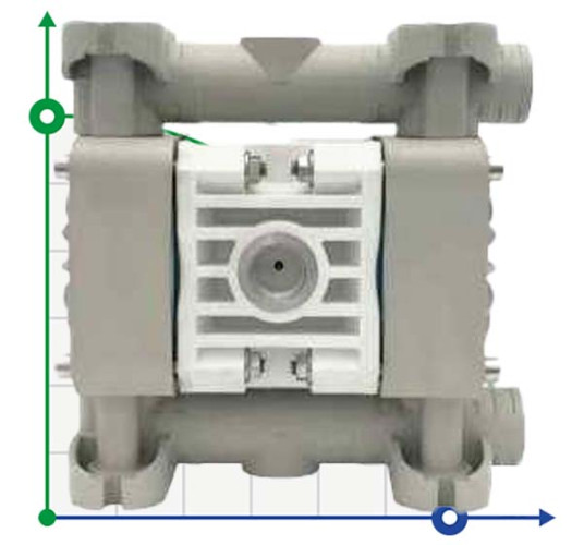 Пневматический мембранный насос BOXER 15 PP IB15-P-HTTPT--