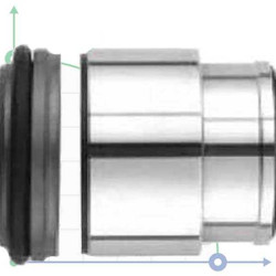 Sello mecánico Hilge R-HLG1 28, SIC/SIC, VITON, 304