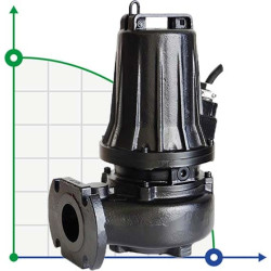 Zatapialna pompa ściekowa Dreno VT 65/2/125 C.336 z wirnikiem wirowym
